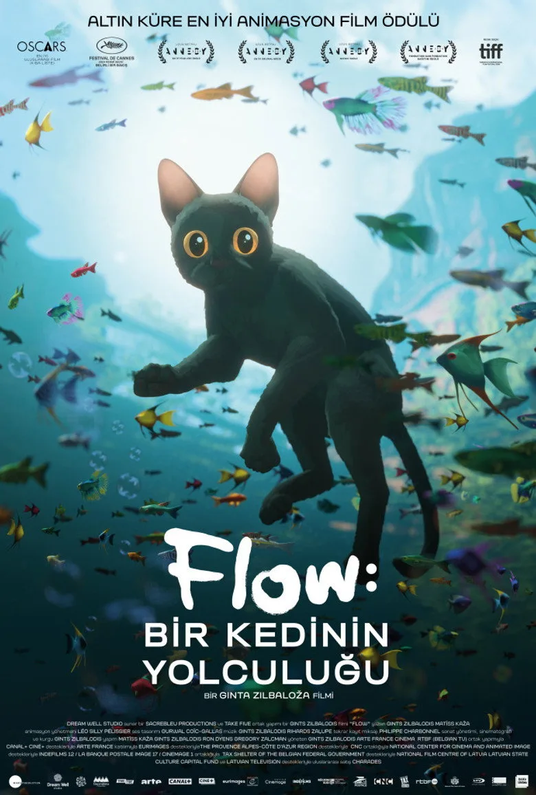 Flow: Bir Kedinin Yolculuğu film afişi