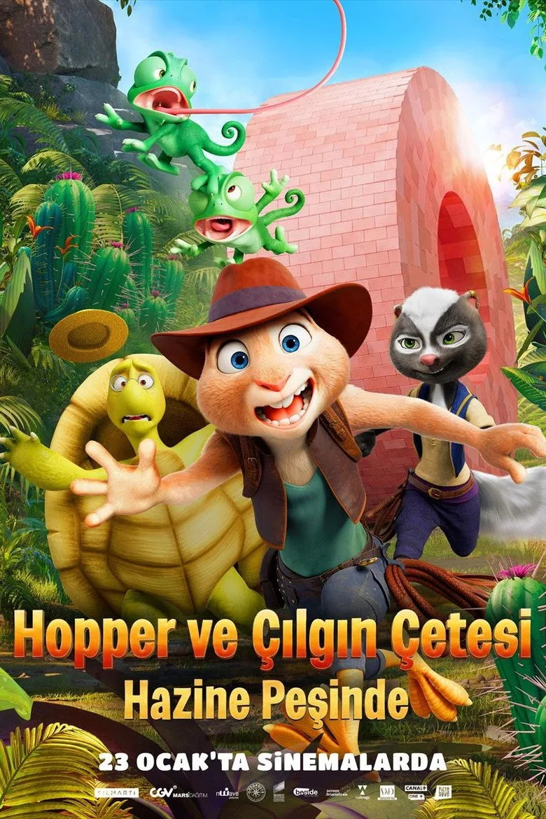 Hopper ve Çılgın Çetesi Hazine Peşinde film afişi